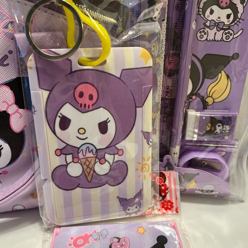 Kuromi Stationery Set - Picture 2 of 6